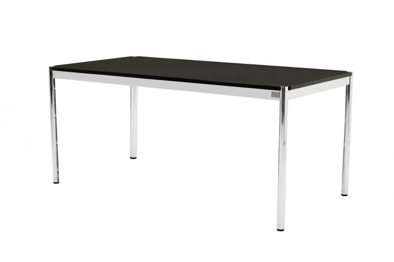 USM Haller Bureau Bois / Noir 175 x 75 cm