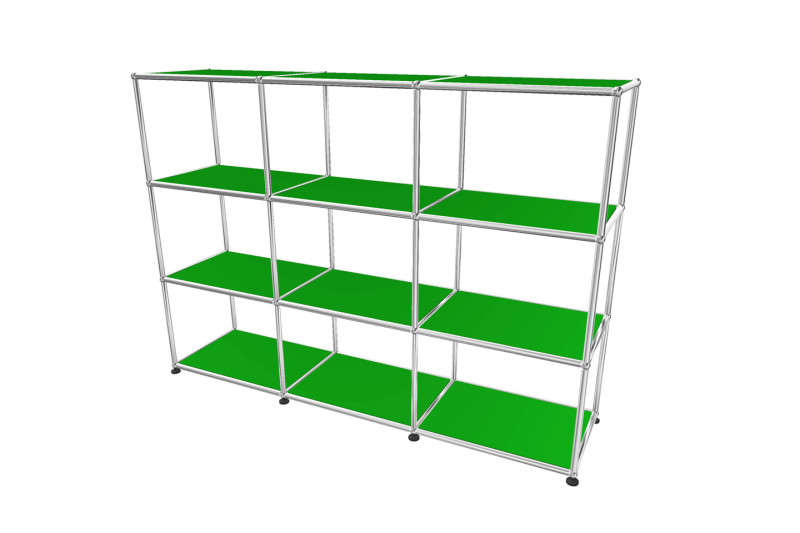 USM Haller Regal / Bücherregal in Breite 150 cm x Tiefe 35 cm