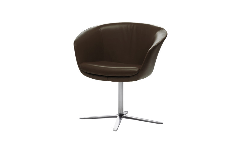 Walter Knoll Bob Sessel Leder / Braun