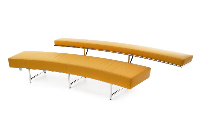 Classicon Monte Carlo Sofa von Eileen Gray Leder / Gelb