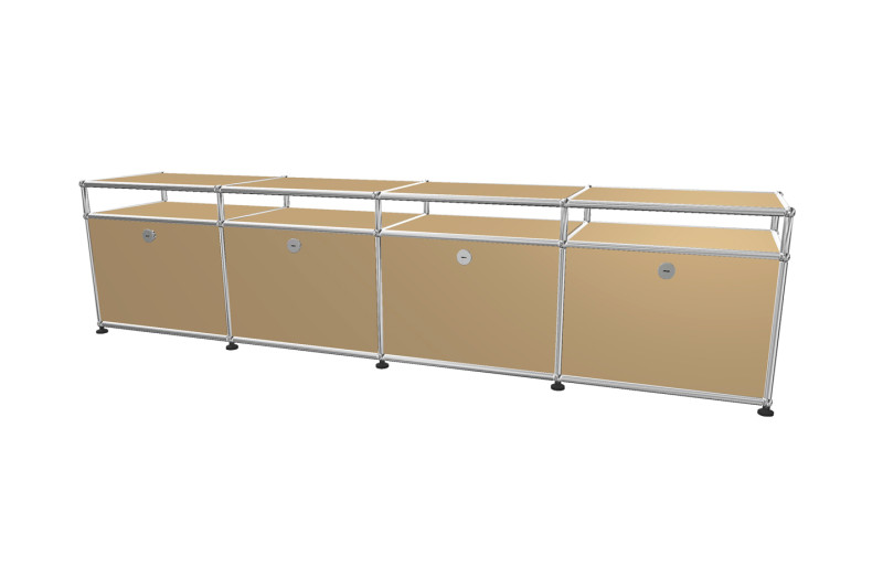 USM Haller TV-Board / Lowboard mit Aufsatz