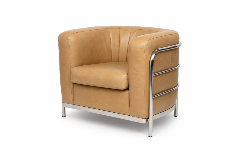 Zanotta Onda 1030 / 102 Sessel Vintage Leder / Braun