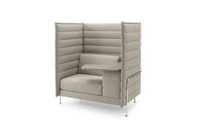Vitra Alcove Work Sofa Stoff / Grau / Beige