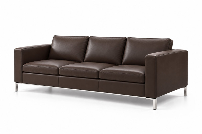 Walter Knoll Sofa Foster 503 3-Sitzer Leder / Braun