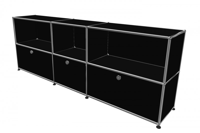 USM Haller Sideboard Graphitschwarz RAL 9011