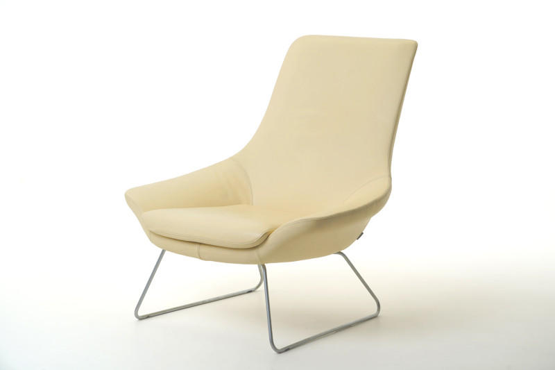 Walter Knoll Flow Sessel Leder / Beige
