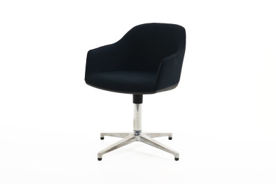 Vitra Softshell Chair Stoff / Schwarz
