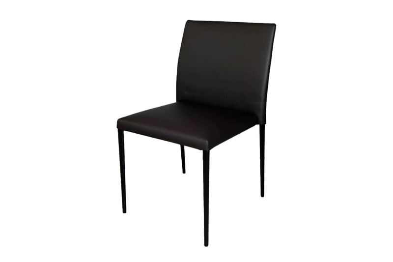 Walter Knoll Deen 1602 Besucherstuhl Leder / Schwarz