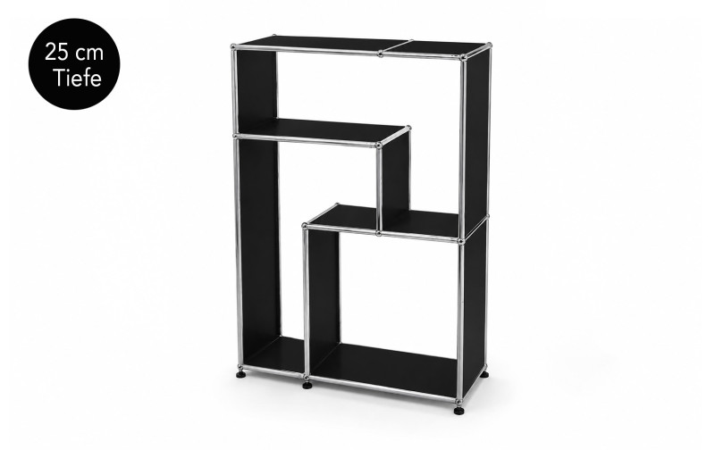 USM Haller Sideboard / Étagère noir graphite RAL 9011