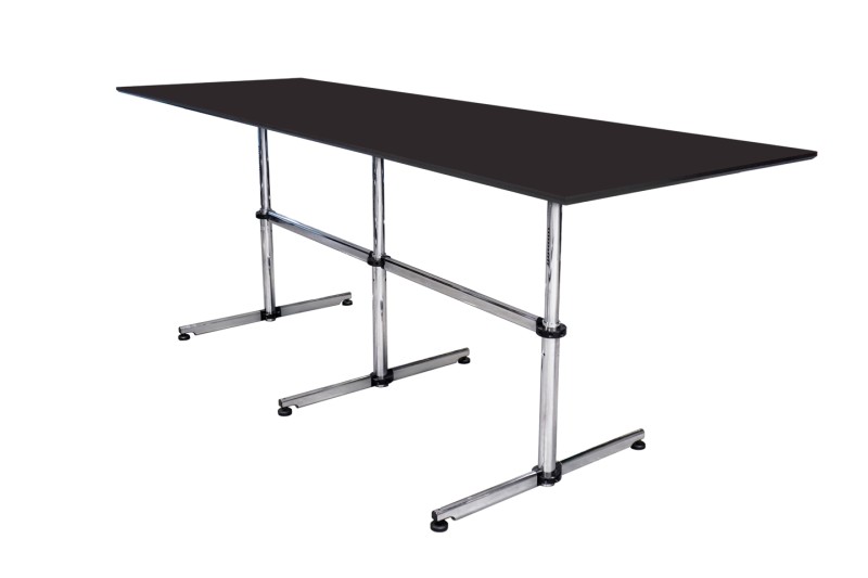 USM Kitos Table Haute Résine Syntétique / Noir 280 x 90 cm