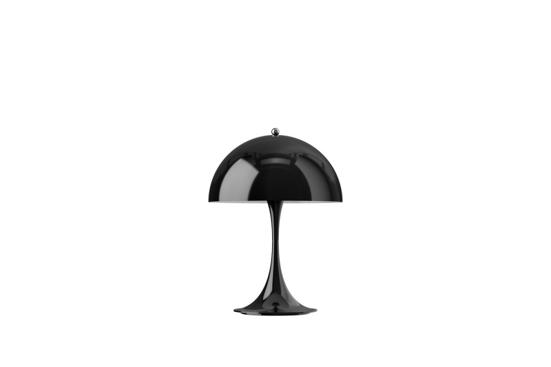 Louis Poulsen Panthella V3 Mini 250 Portable (In- & Outdoor) Tischlampe / Opaque Schwarz