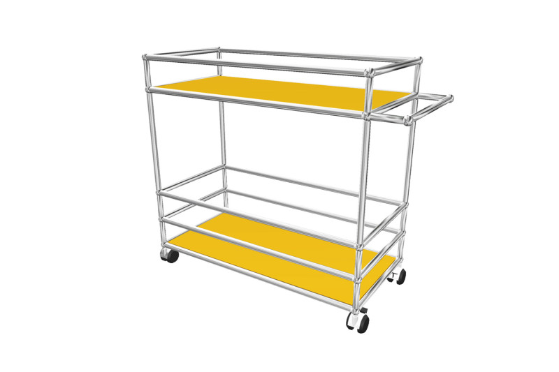 USM Haller Barwagen / Servierwagen 75 x 35 cm