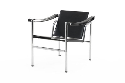Cassina LC1 Sessel Leder / Schwarz
