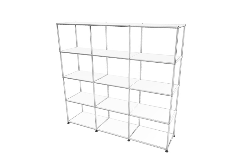 USM Haller Regal / Bücherregal in Breite 150 cm x Tiefe 35 cm