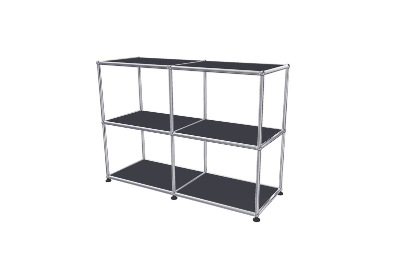 USM Haller Regal / Bücherregal Breite 100 cm x Tiefe 35 cm