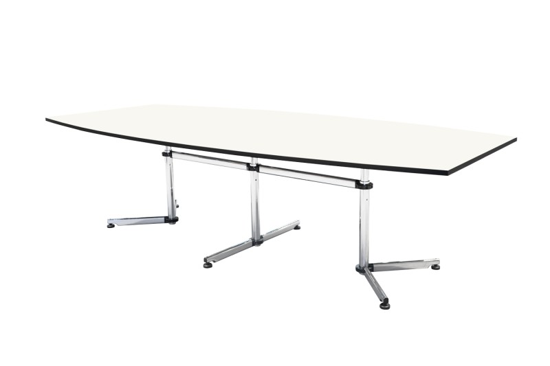USM Kitos Table de Conférence Résine Syntétique / Blanc 280 x 125 cm