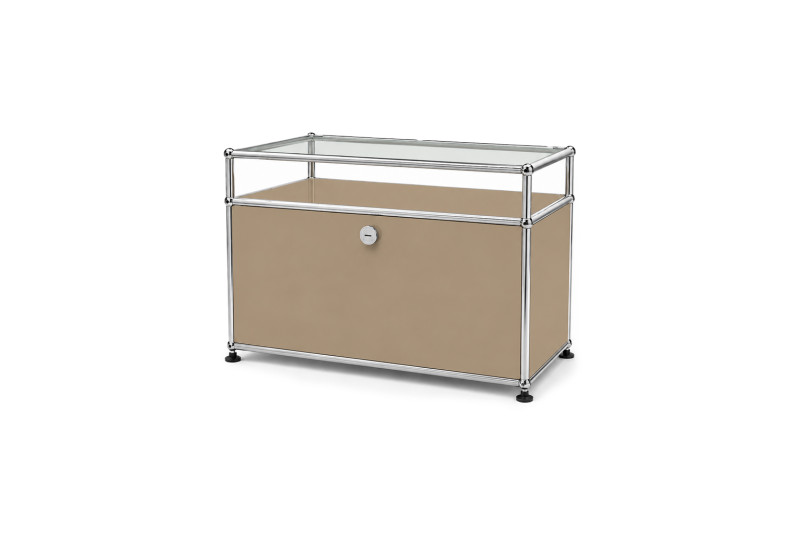 USM Haller TV-Board / Lowboard mit Glastablar