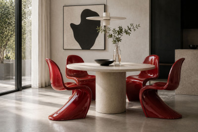 Vitra Panton Chair Classic / Rot RAL 3003 / Hochglanz *Sonderedition*