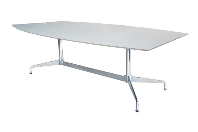 Vitra Konferenztisch Segmented Table Agglo Micro Sivec / Weiß 220 x 125 cm
