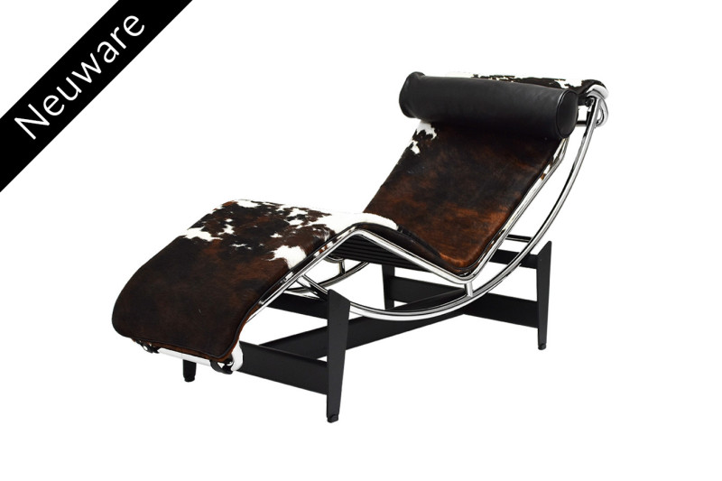 Cassina LC4 CHAISELONGUE Liege Fell / Braun / Schwarz / Weiß