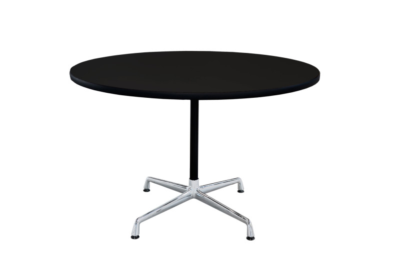 Vitra Contract Table Besprechungstisch Kunstharz / Schwarz Ø 110 cm