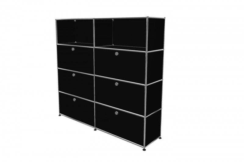 USM Haller Étagère Murale Noir Graphite RAL 9011