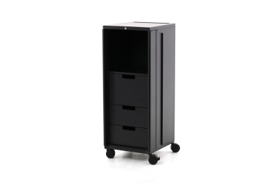 Vitra Mobile Elements Rollcontainer Metall / Schwarz