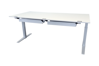 TALO.S elektr. höhenverstellbar / Weiß 200 x 100cm
