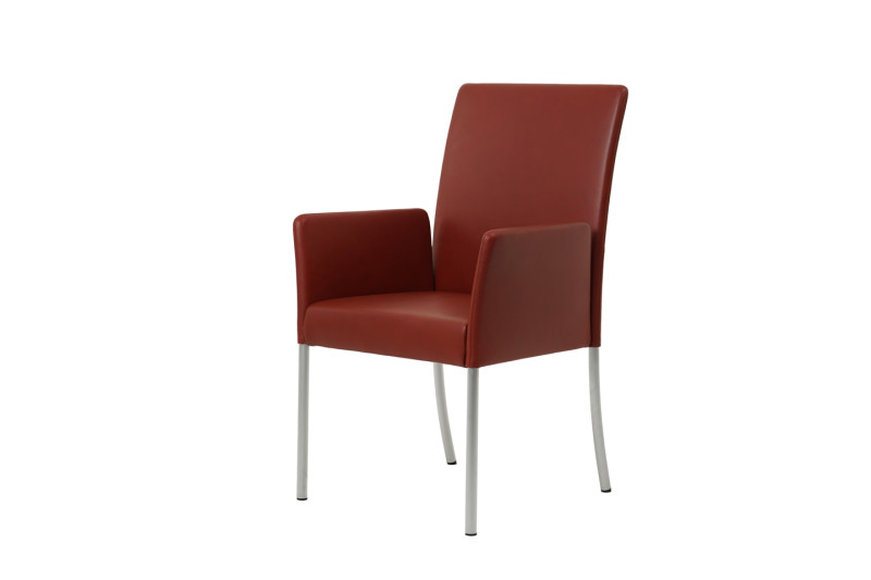 Walter Knoll Jason 1420 Stuhl Leder / Rot