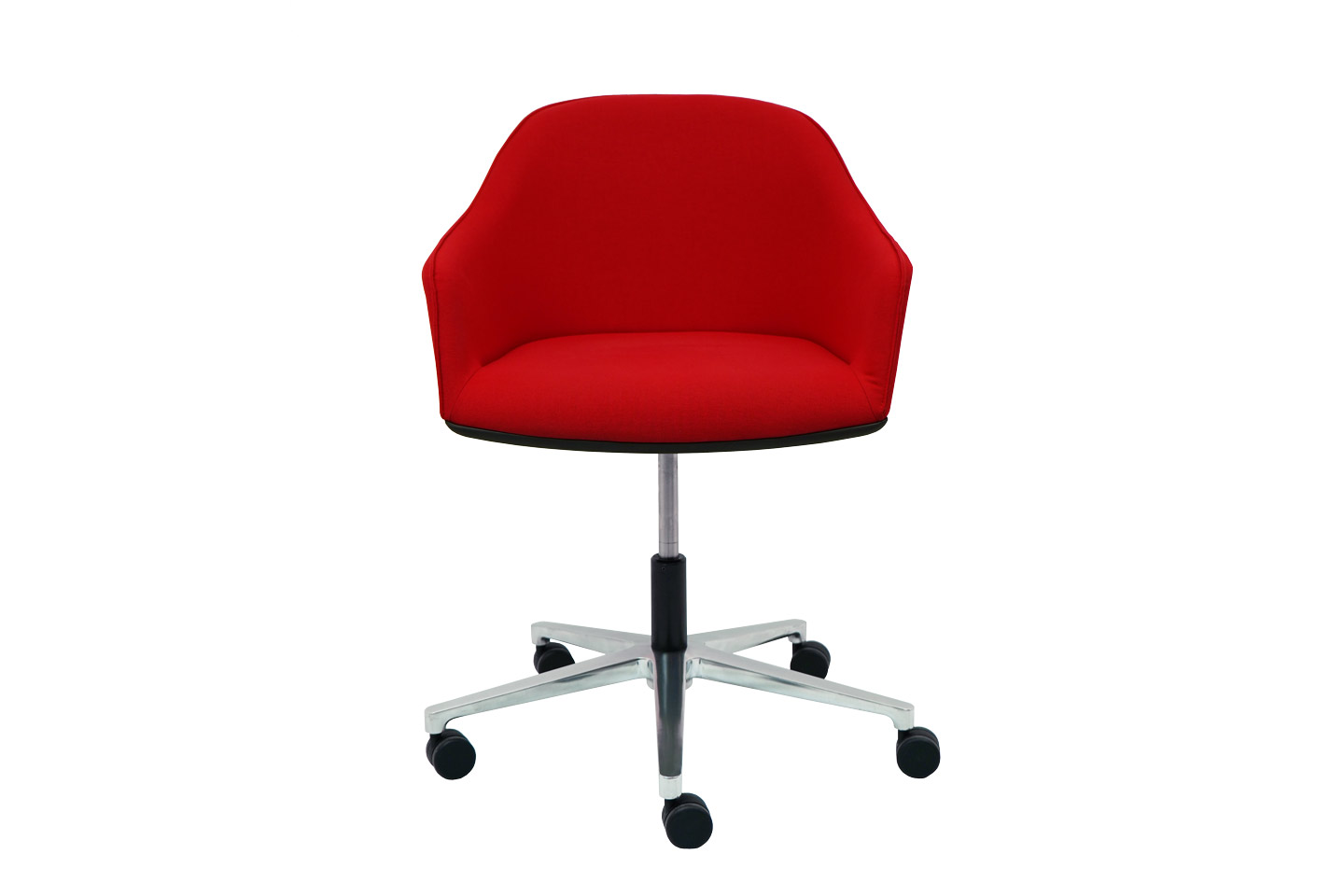 Mount Bank Goed opgeleid afstuderen Vitra Softshell Chair Stof / Rood | Bezoekersstoelen | Vitra |  Designklassiker | Sebworld NL