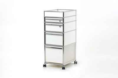 USM Haller Roller Container Pure White RAL 9010