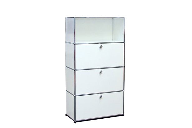 USM Haller Armoire / Étagère Murale Blanc Pur RAL 9010