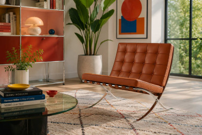 Knoll International Barcelona Chairs in verschiedenen Ausführungen