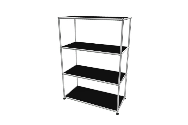 USM Haller Regal / Bücherregal in Breite 75 cm x Tiefe 35 cm