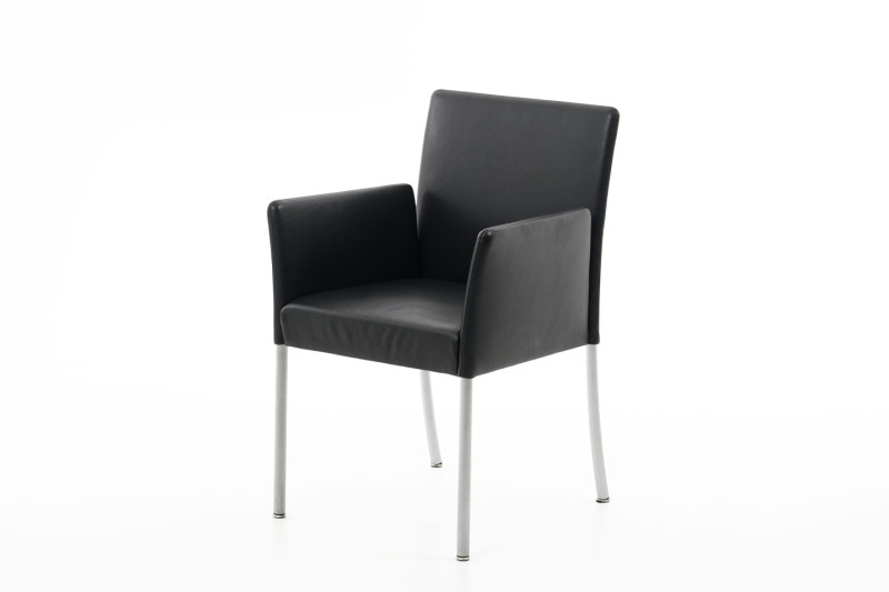 Walter Knoll Jason 1410 Stuhl Leder / Schwarz