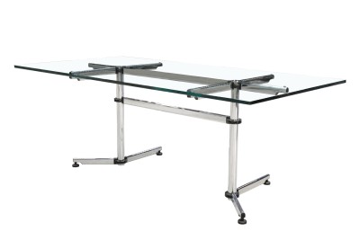 USM Kitos escritorio / mesa de conferencias cristal 200 x 100 cm