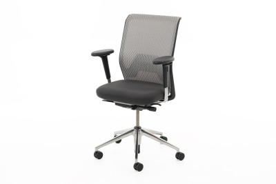 Vitra ID Diamond Mesh Silla giratoria de oficina Tela / Gris