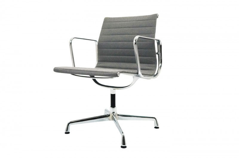 Vitra Aluminium Chair EA 107 Conference Chair Hopsak / Grey