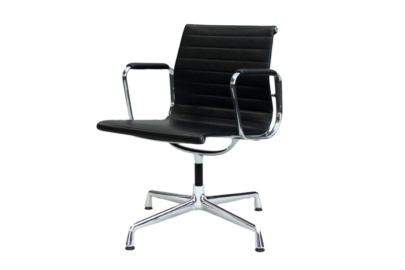 Vitra EA 107 / 108 Leder / Schwarz