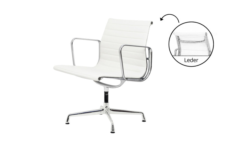 Vitra EA Cuir / Blanc