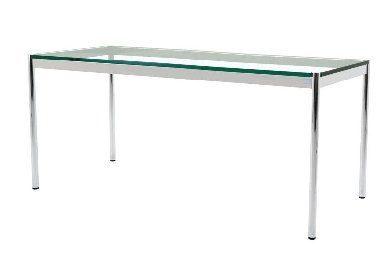 USM Haller Table de Conférence / Bureau Verre 175 x 75 cm