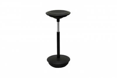 Hocker/Stehhilfe Wilkhahn Stitz Leder / Schwarz