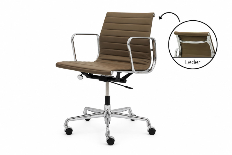 Vitra EA 117 Leder / Braun