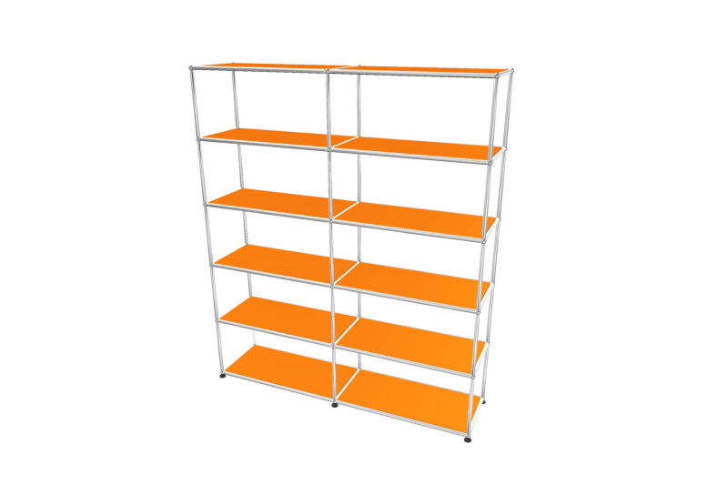 USM Haller Regal / Bücherregal in Breite 150 cm x Tiefe 35 cm