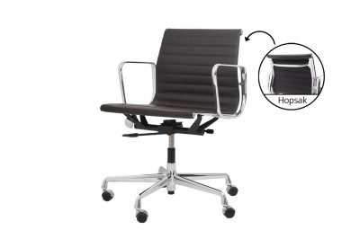 Vitra EA 117 Leather / Dark Grey