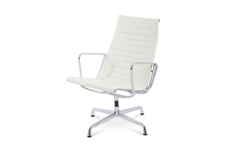 Vitra EA 116 leer / crèmewit *draaibaar*
