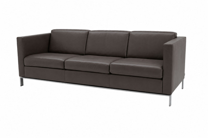 Walter Knoll Sofa Foster 500 3-Sitzer Leder / Braun