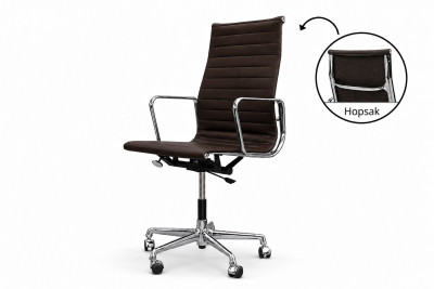 Vitra EA 119 Leder / Dunkelbraun