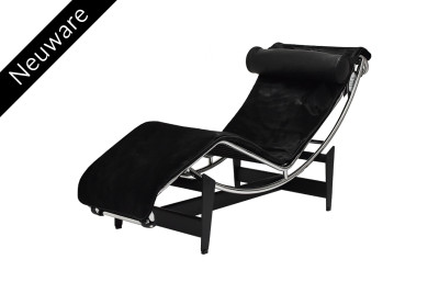 Cassina LC4 CHAISELONGUE Liege Fell / Schwarz