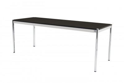 USM Haller Desk Wood / Black 200 x 75 cm USM Haller Desk Wood / Black 200 x 75 cm
